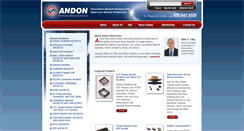 Desktop Screenshot of andonelect.com