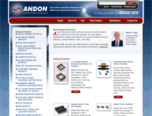 Tablet Screenshot of andonelect.com